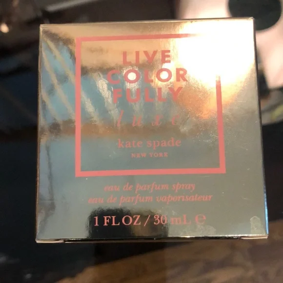 EUC Kate Spade Live Colorfully luxe EDP spray 1 OZ - Picture 1 of 5